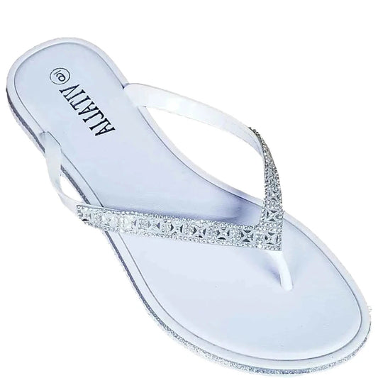 Flip Flop with Rhinestones