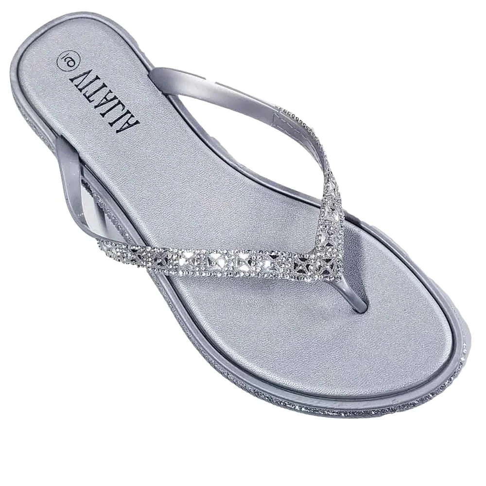 Flip Flop with Rhinestones