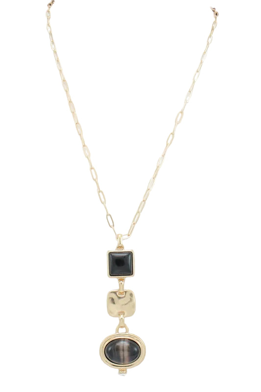 Chain Necklace with Pendants