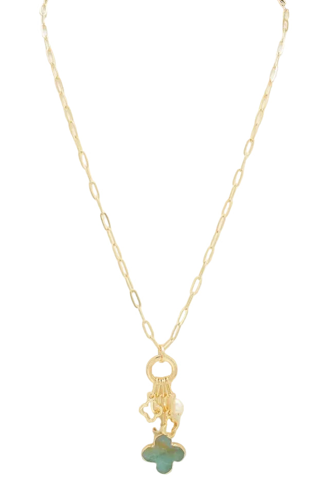 Chain Necklace with Charms