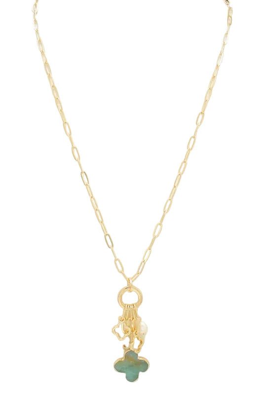 Chain Necklace with Charms