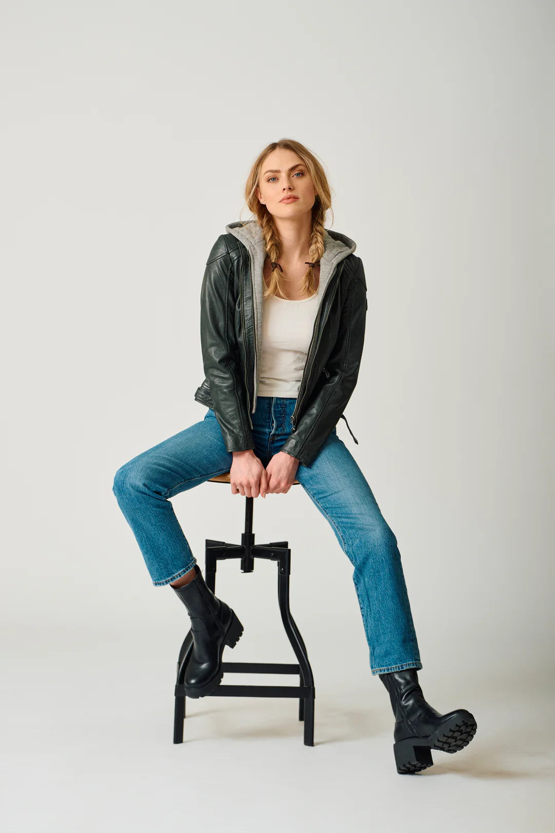 Alice RF Leather Jacket