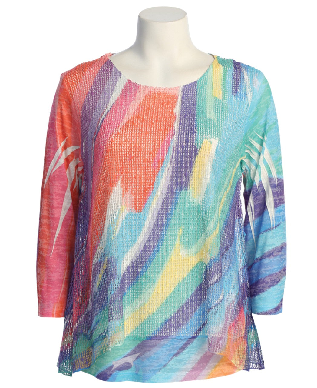 Sublimation Contrast Tunic - Catalina