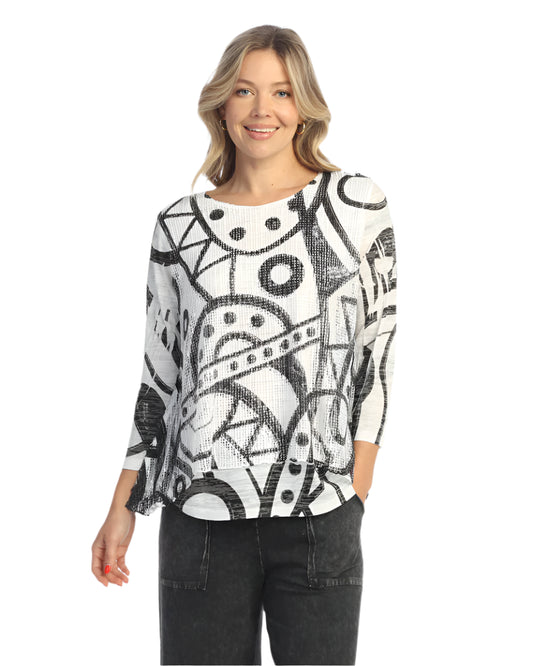 Sublimation Contrast Tunic, Cay