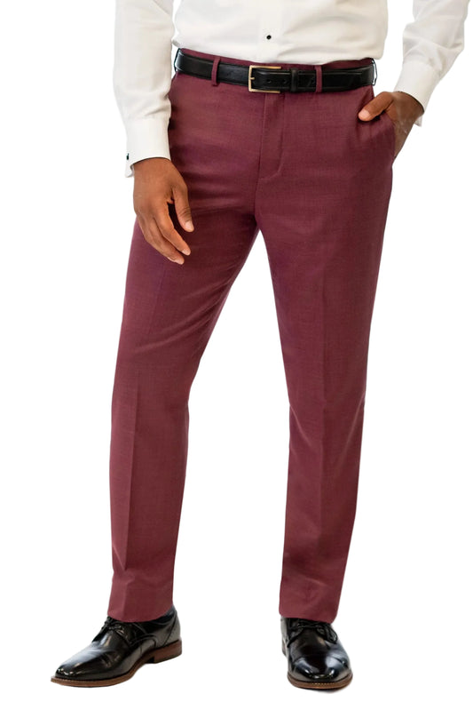 Brick Stretch Slim Fit Suit Pants by Couture 1910