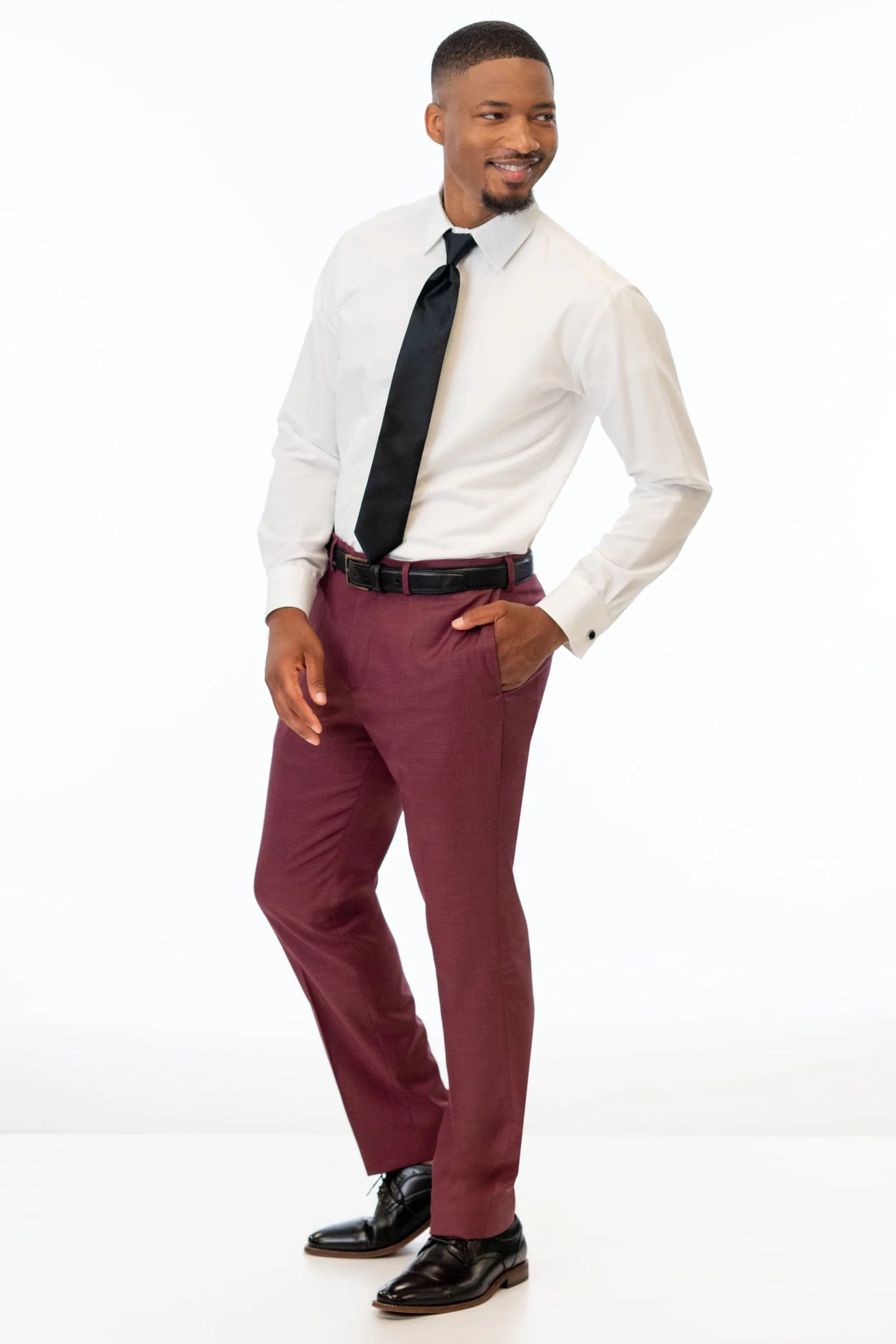 Brick Stretch Slim Fit Suit Pants by Couture 1910