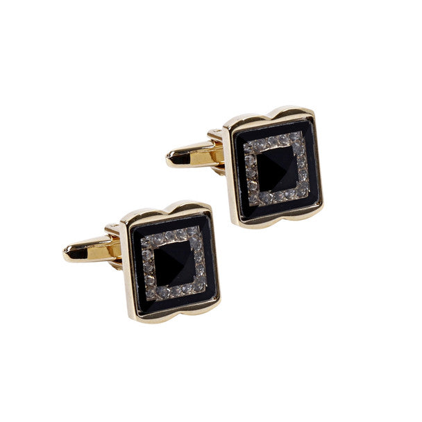 Crystal Square Cufflinks