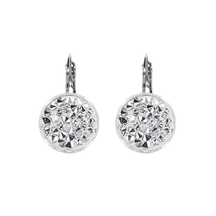 Carly Crystal Rock Euroback Earring