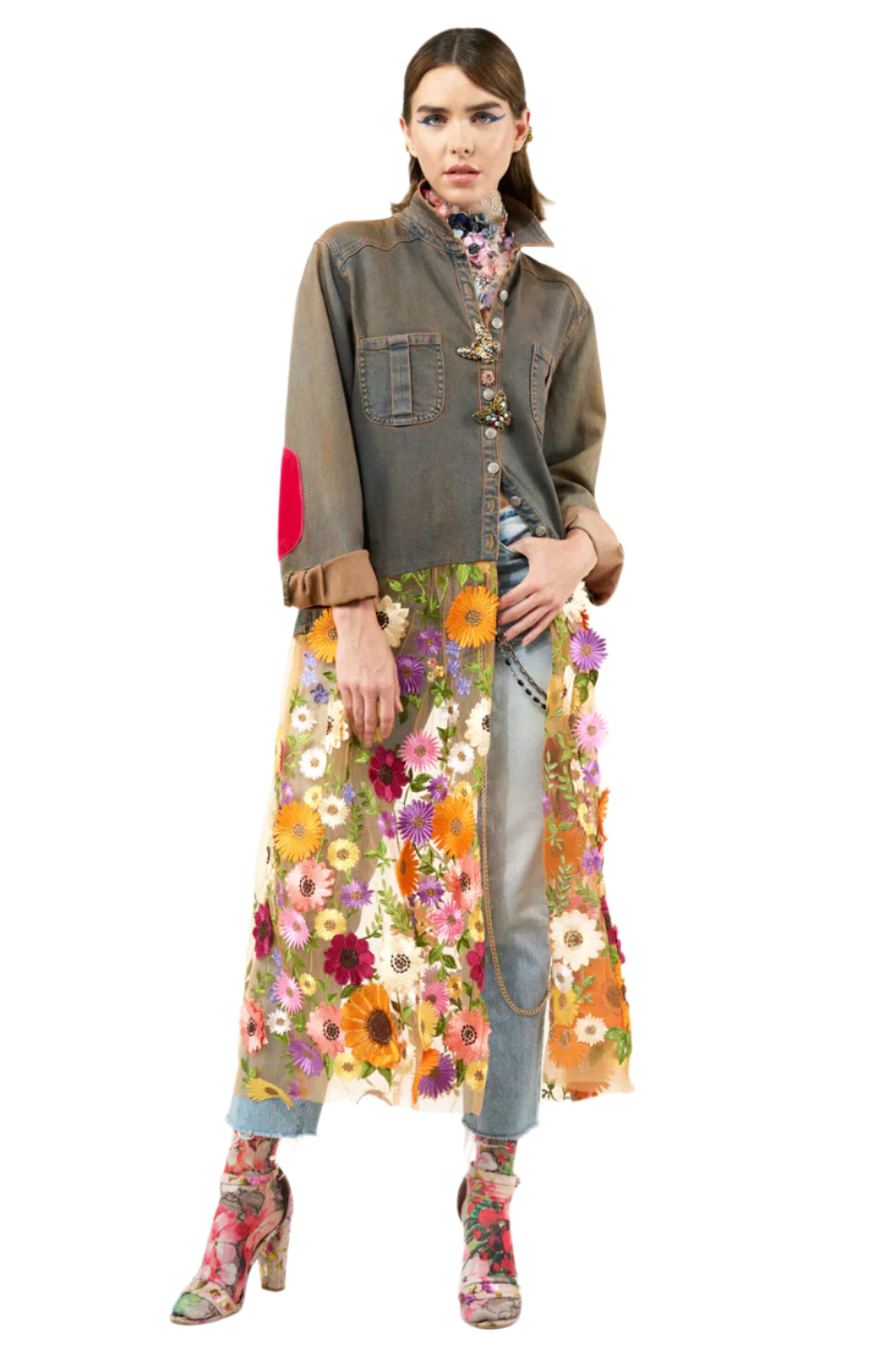 Madam Butterfly Maxi Shirt