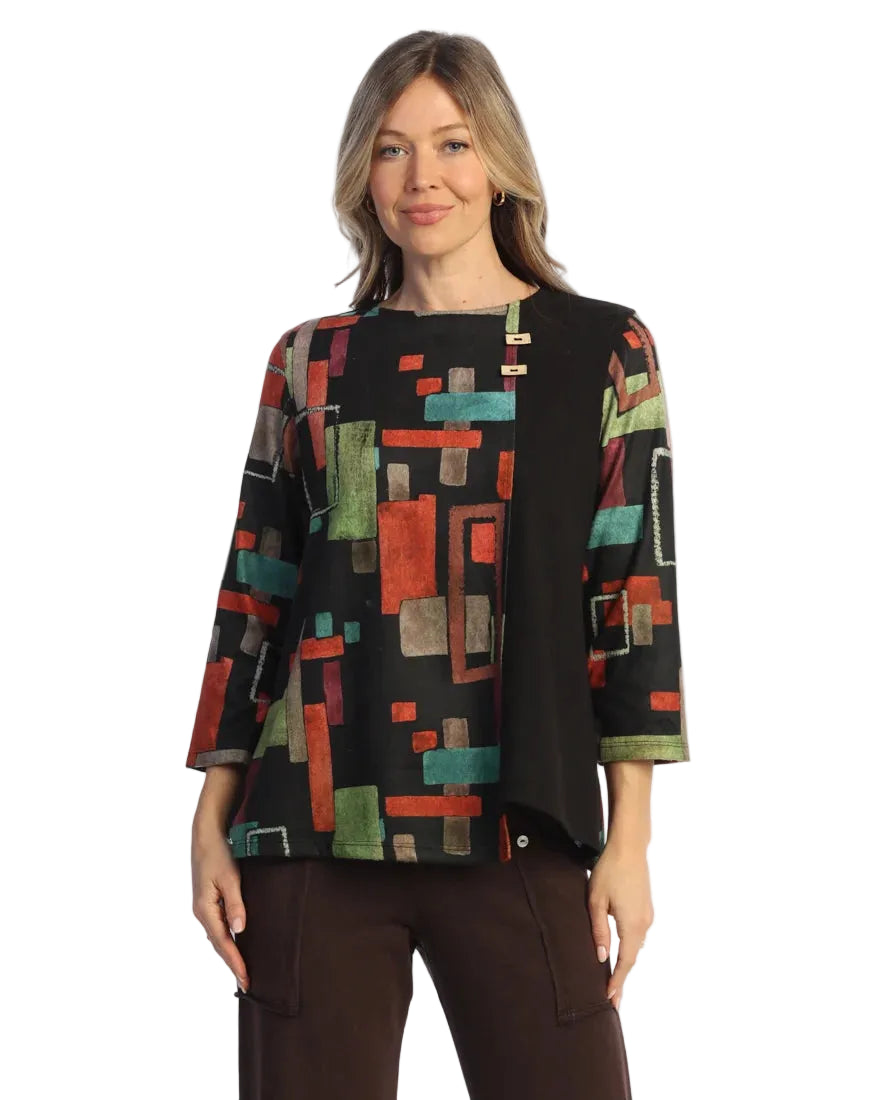 Side-Slit Tunic with Front Seam - Urbana