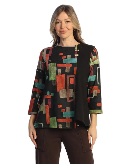 Side-Slit Tunic with Front Seam - Urbana