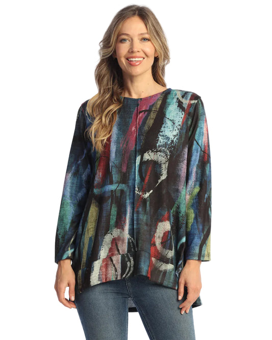 Brushed Knit Side Slit Tunic - Windsor
