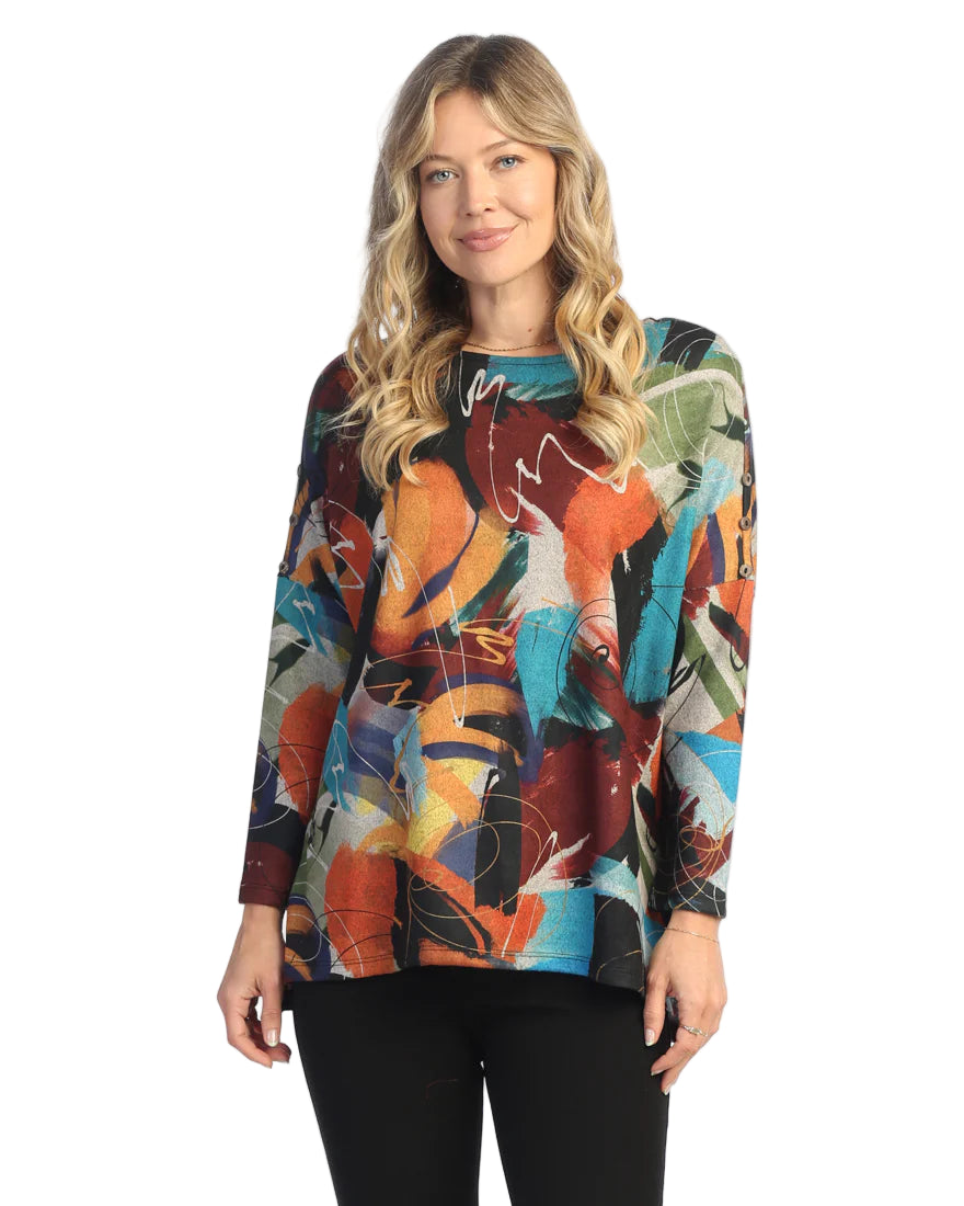 French Brushed Knit Top - Ballad