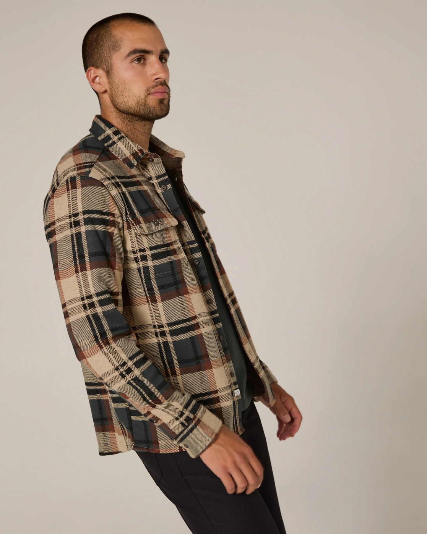 Generation Plaid Soft Knit Shirt