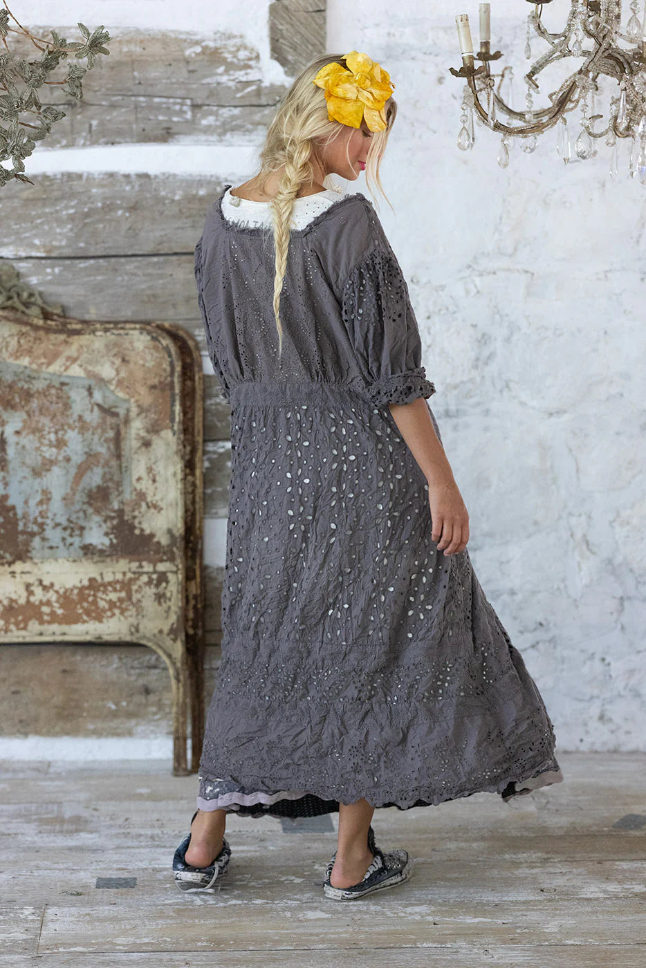 Eyelet Maevry Dress