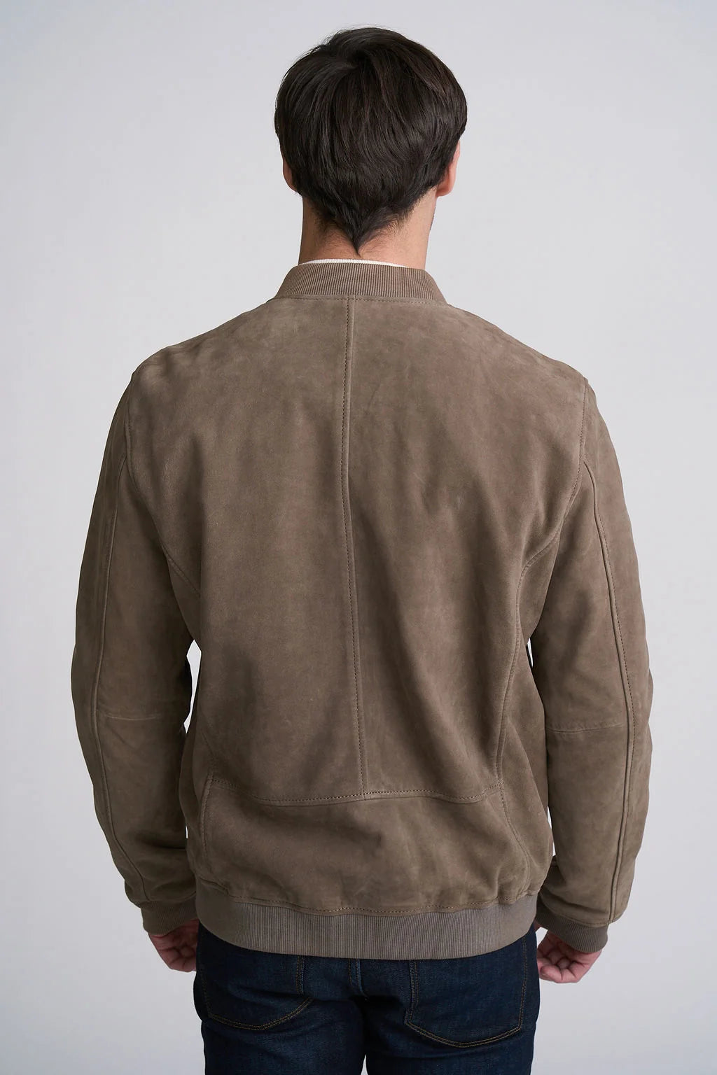 Men's Nubuck Bomber Jacket