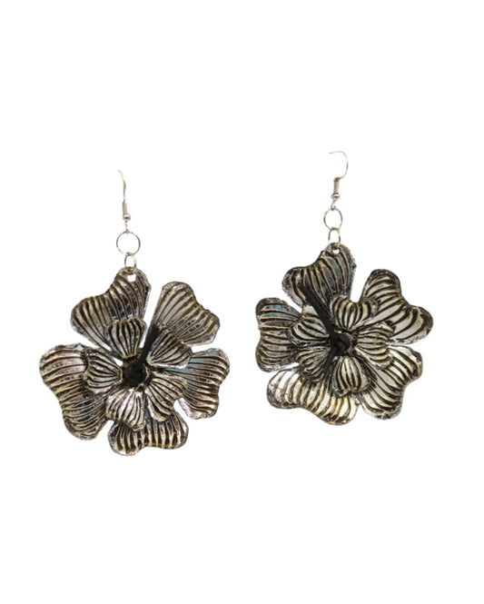 Flower from Plastic Bottle Earrings