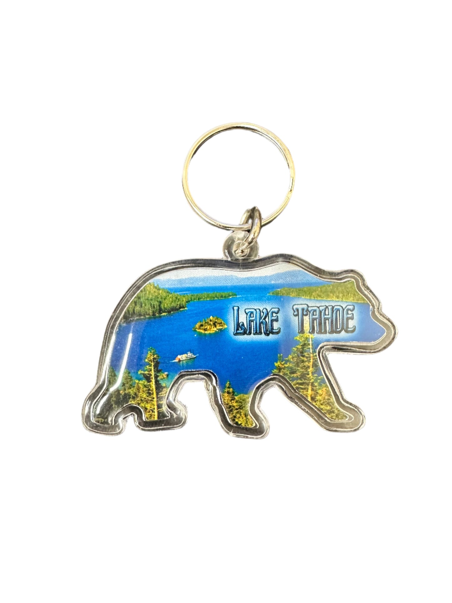 Keychain - Lake Tahoe Acrylic Emerald Bay