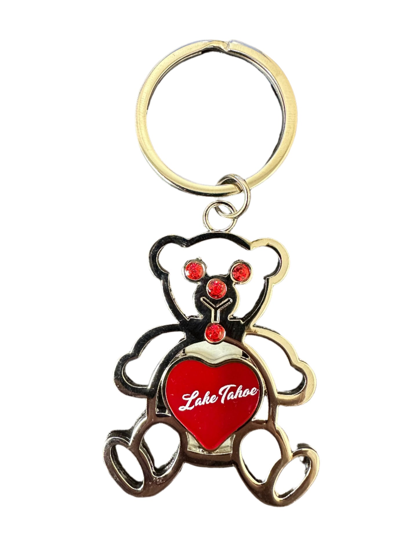 Keychain - Lake Tahoe Bear with Stones