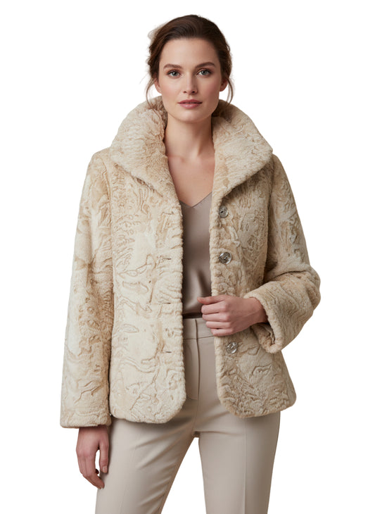 Dyed Persian Lamb Jacket