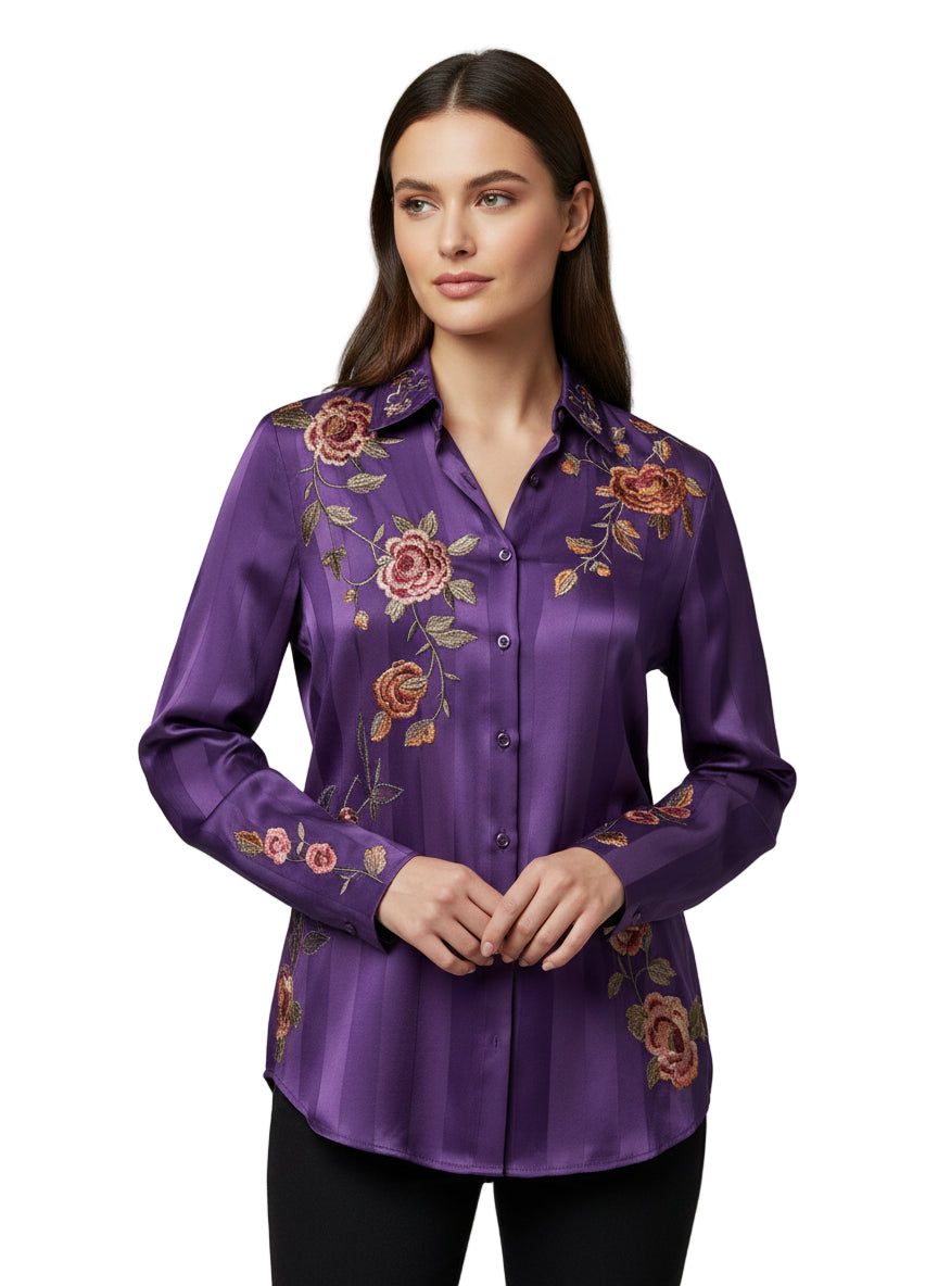 Vintage Button Down Shirt - Loretta