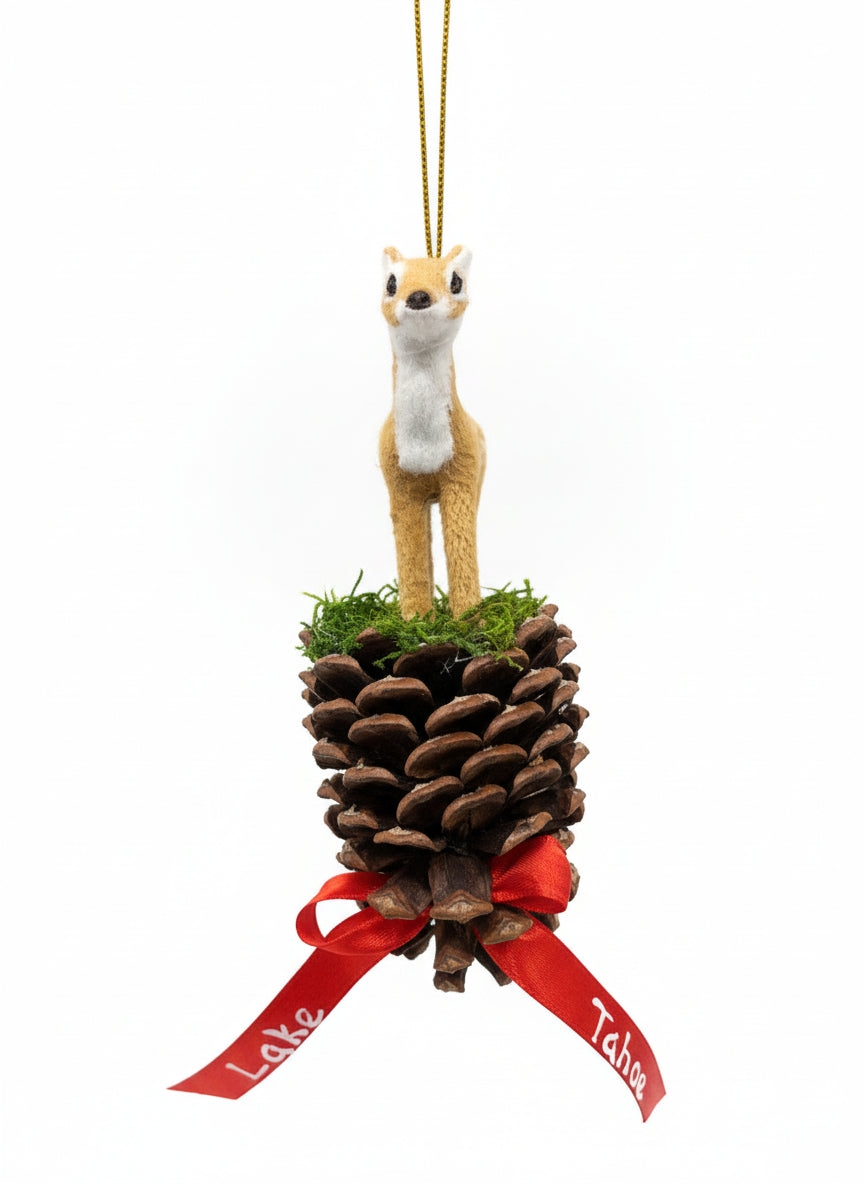 Ornament - Forest Animals on Pinecone