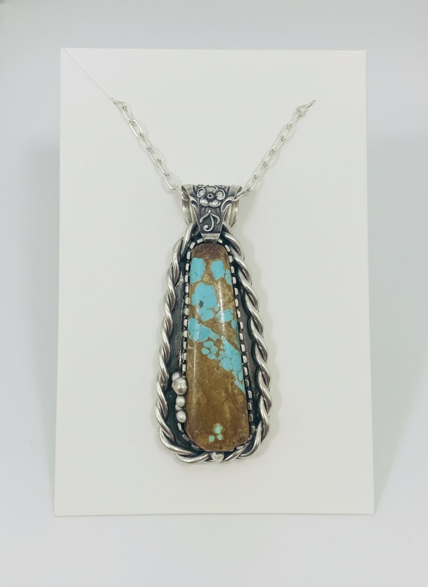 Necklace - #8 Mine Turquoise, Sterling Silver