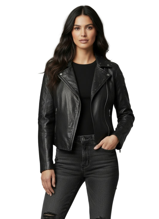 Sharli RF Leather Jacket