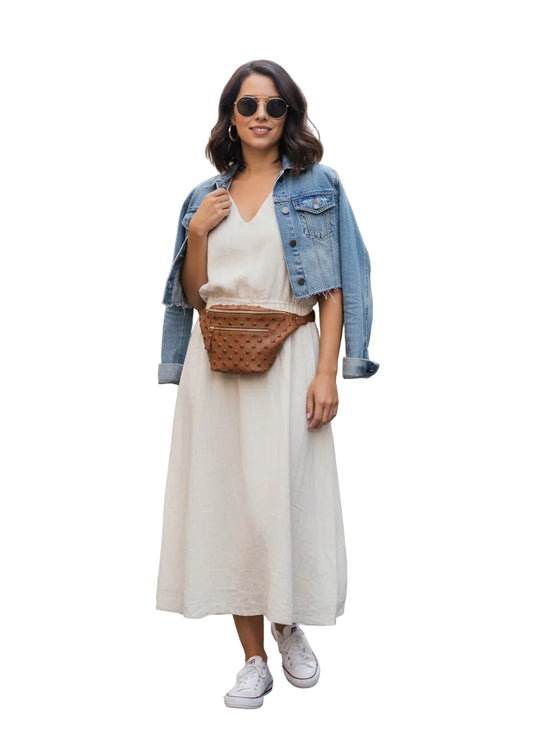 Fanny Pack with Leather