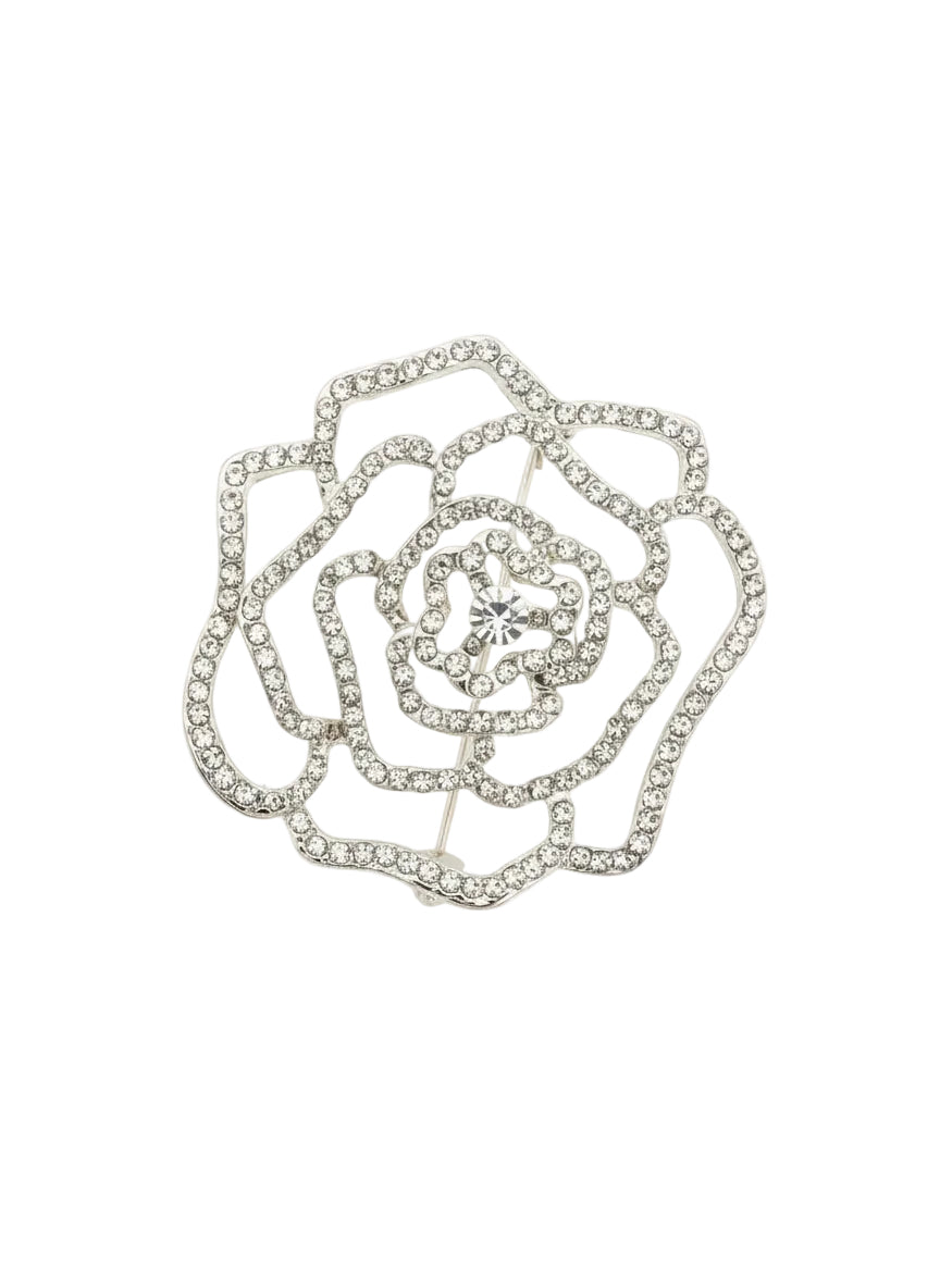 Brooch - Floral Outline