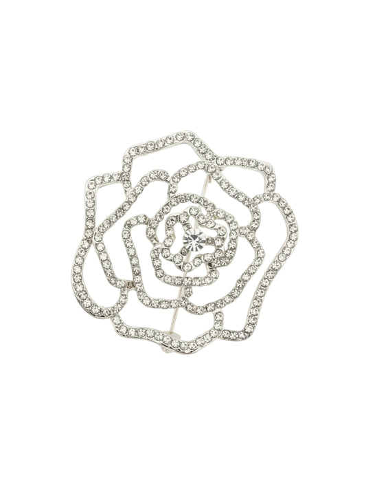 Brooch - Floral Outline