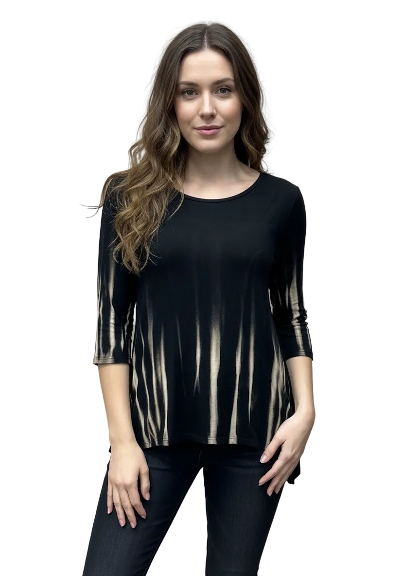 Shark Bite 3/4 Sleeve Top