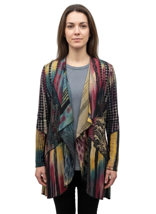 Open Front Long Sleeve Cardigan