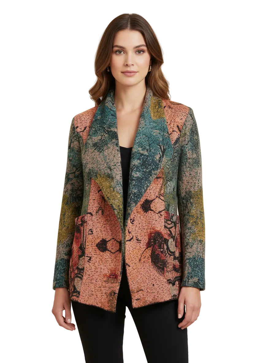 Open Front Sweater with Pockets