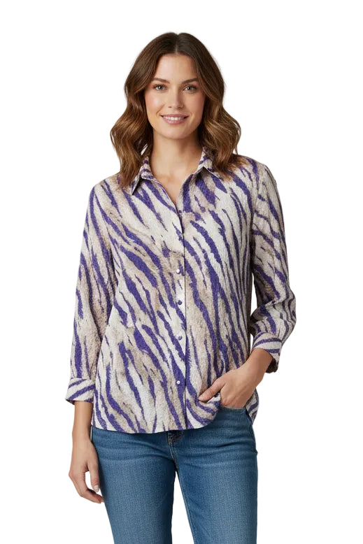 Rolled Sleeve Hi-Lo Hem - Lola