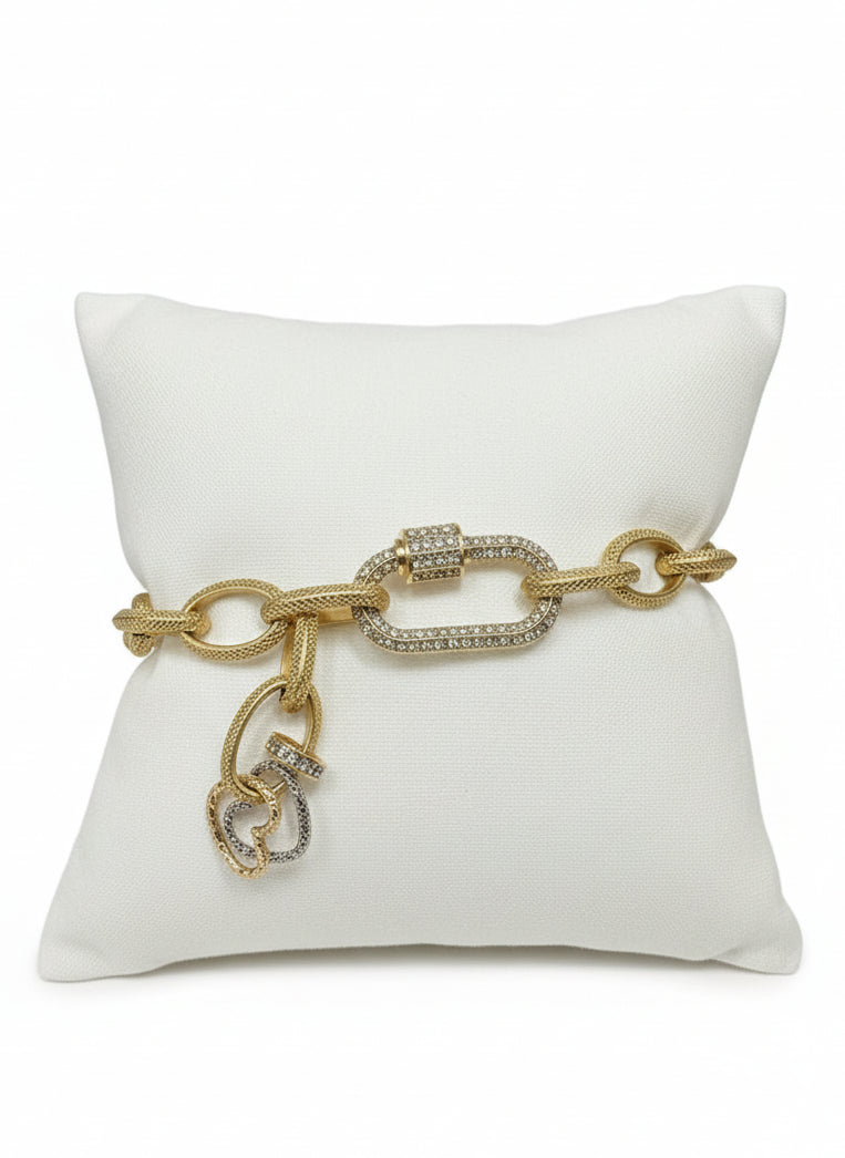 Large Gold Chain Bracelet