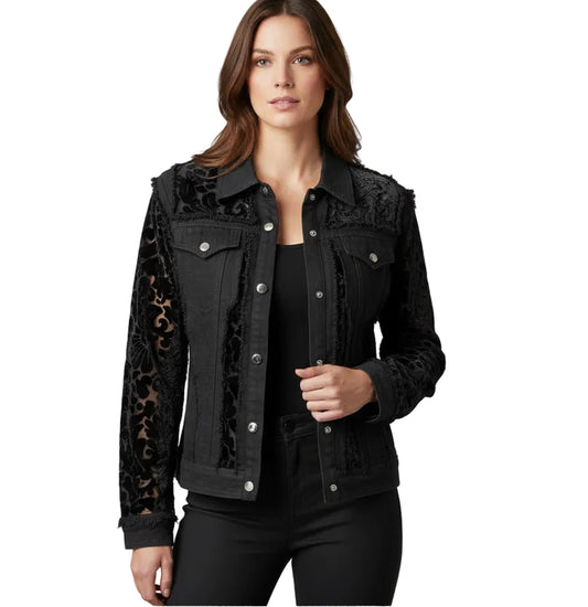 Adore - Mix Fabric Denim Jacket
