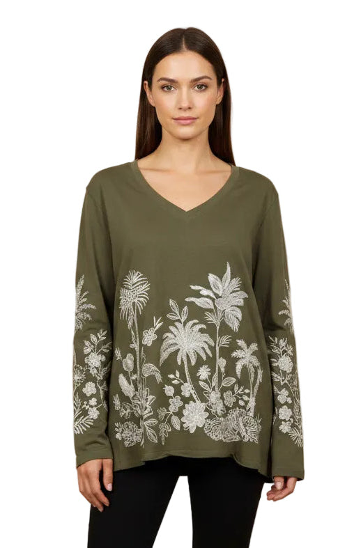 Slit Sleeve Tee- Riley