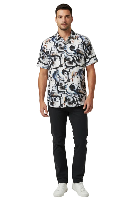 Trend - S/S Abstract Circles Print