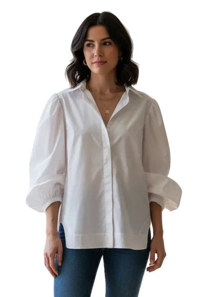 Oversized Button Up Long Sleeve Shirt