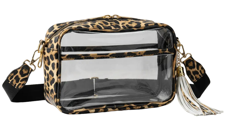 Clear Bag with Strap and Tassel