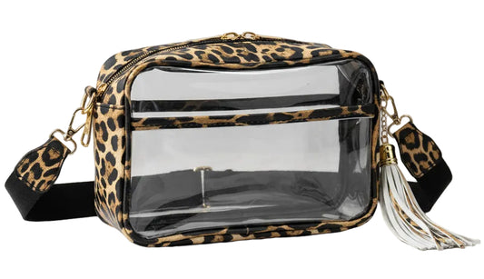 Clear Bag with Strap and Tassel