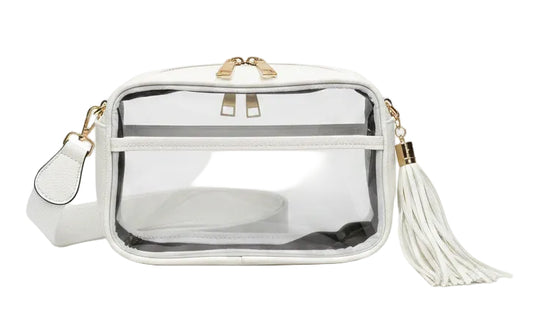 Clear Bag with Strap and Tassel