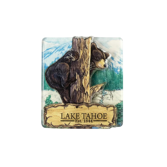 Magnet - Mountain/Bear Scene Lake Tahoe
