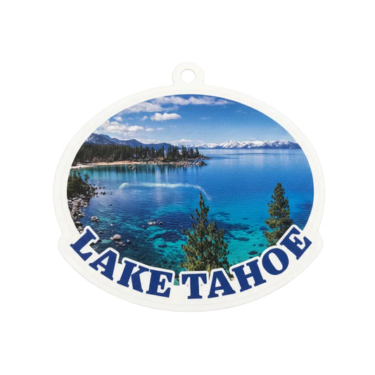 Sticker - Oval Photo Lake Tahoe