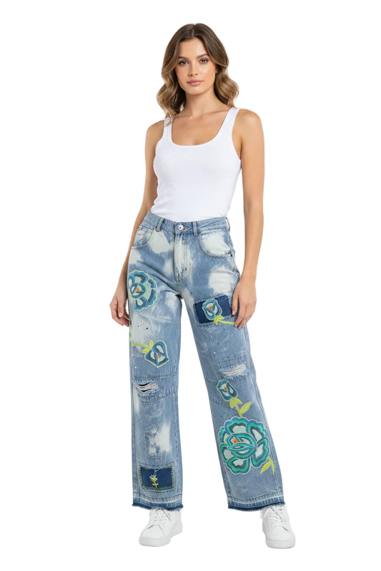 Wildbloom Barrel Jeans
