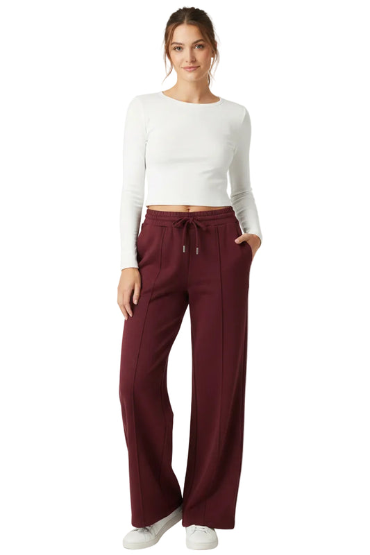 Soft Scuba Wide Leg Pants