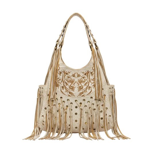 Kippys - Leather Embroidered Handbag