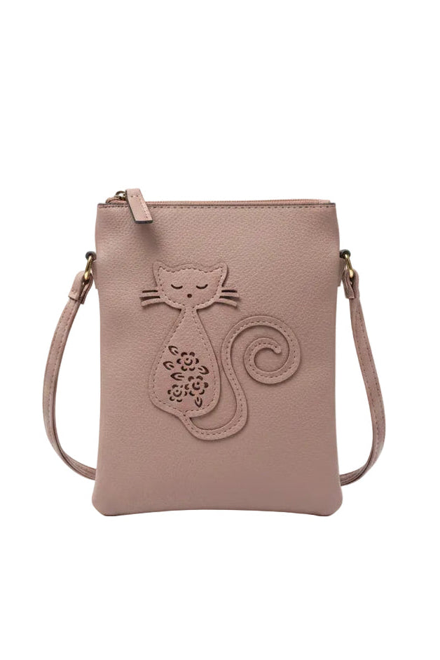 Cat Laser Cut Crossbody