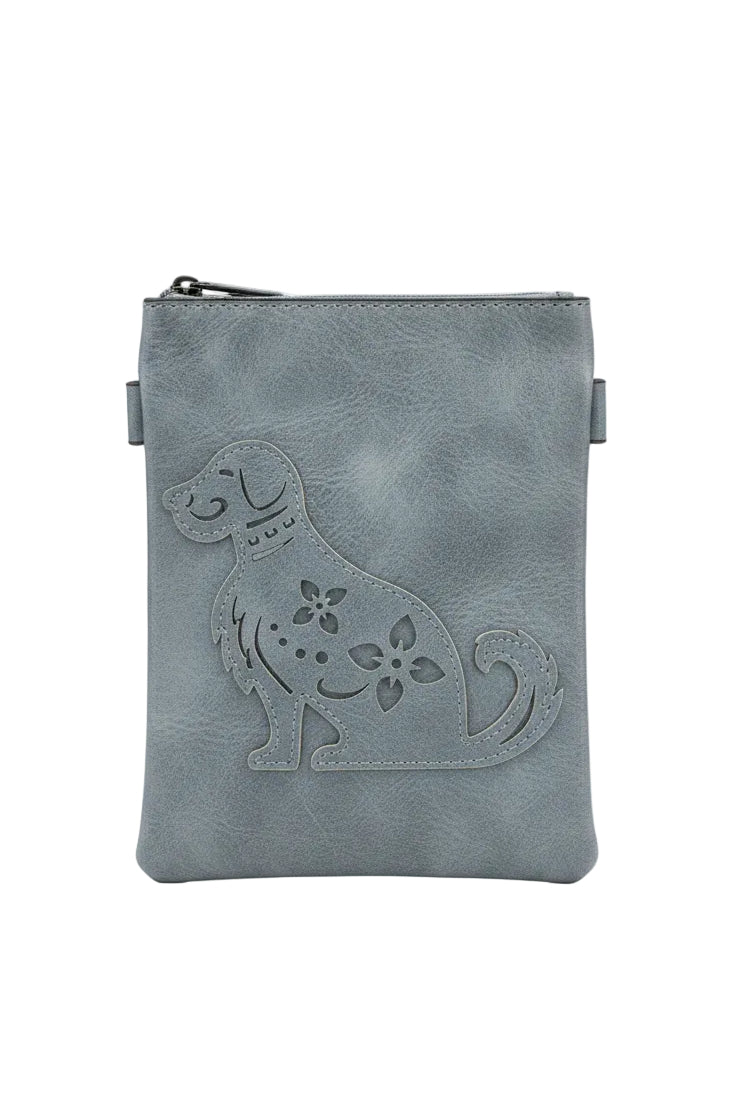 Dog Laser Cut Crossbody